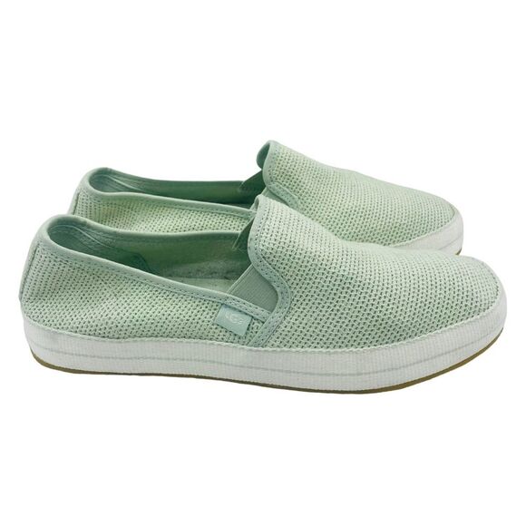 UGG Women's Light Green Slip-On Flats - Picture 8 of 9